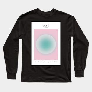 Angel Number 333 Aura Long Sleeve T-Shirt